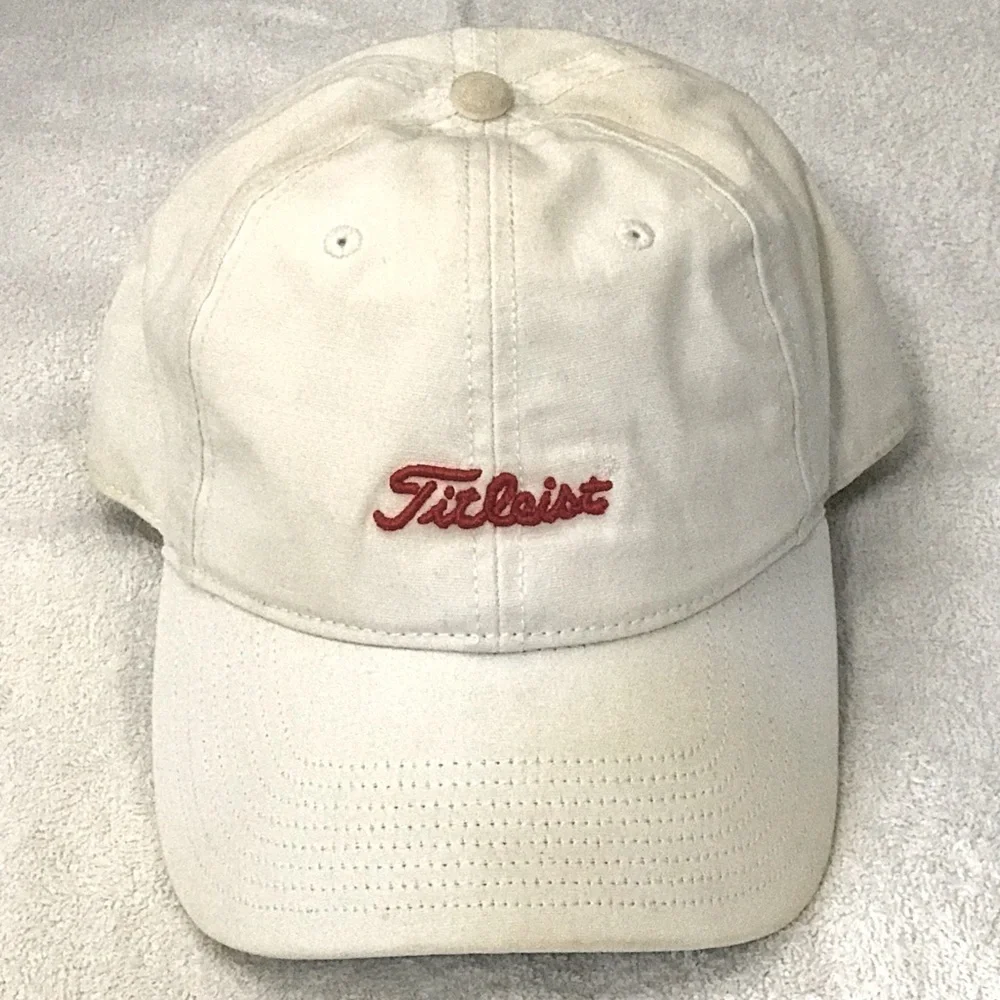 Titleist Adjustable White Golf Cap